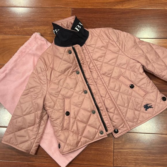 Burberry Mini Lyle Kids Quilted Snap Jacket - Picture 5 of 6